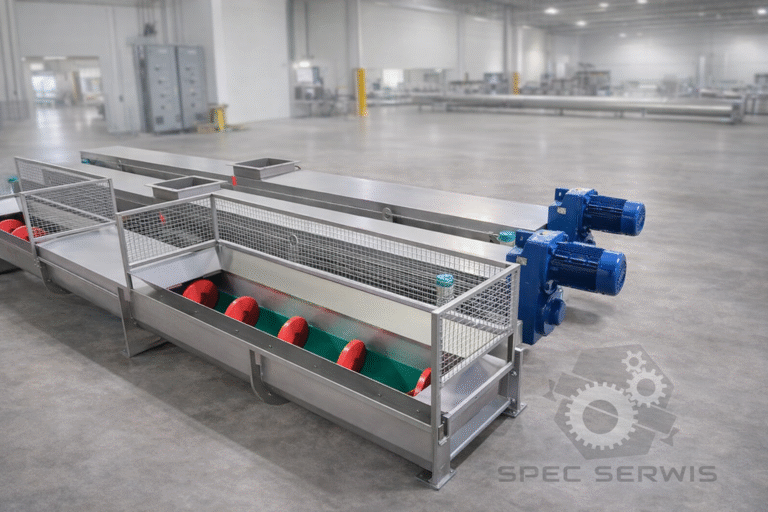 Motoreduktor do przenośnika ślimakowego – przeciążenia i rozruch